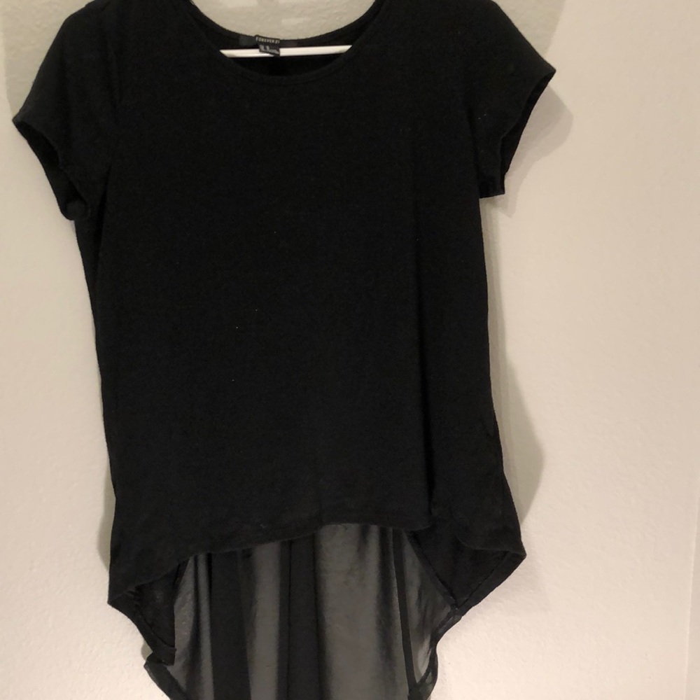 Black High Low Shirt
